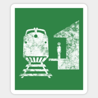 Railroad Sign Sticker